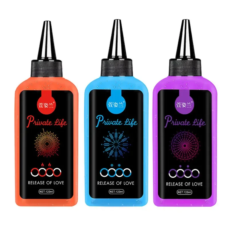 120ML Hot Ice Gel Sex Lubrication Couples Gay Vaginal Orgasm Oil Sex Masturbation Lubricant Adult