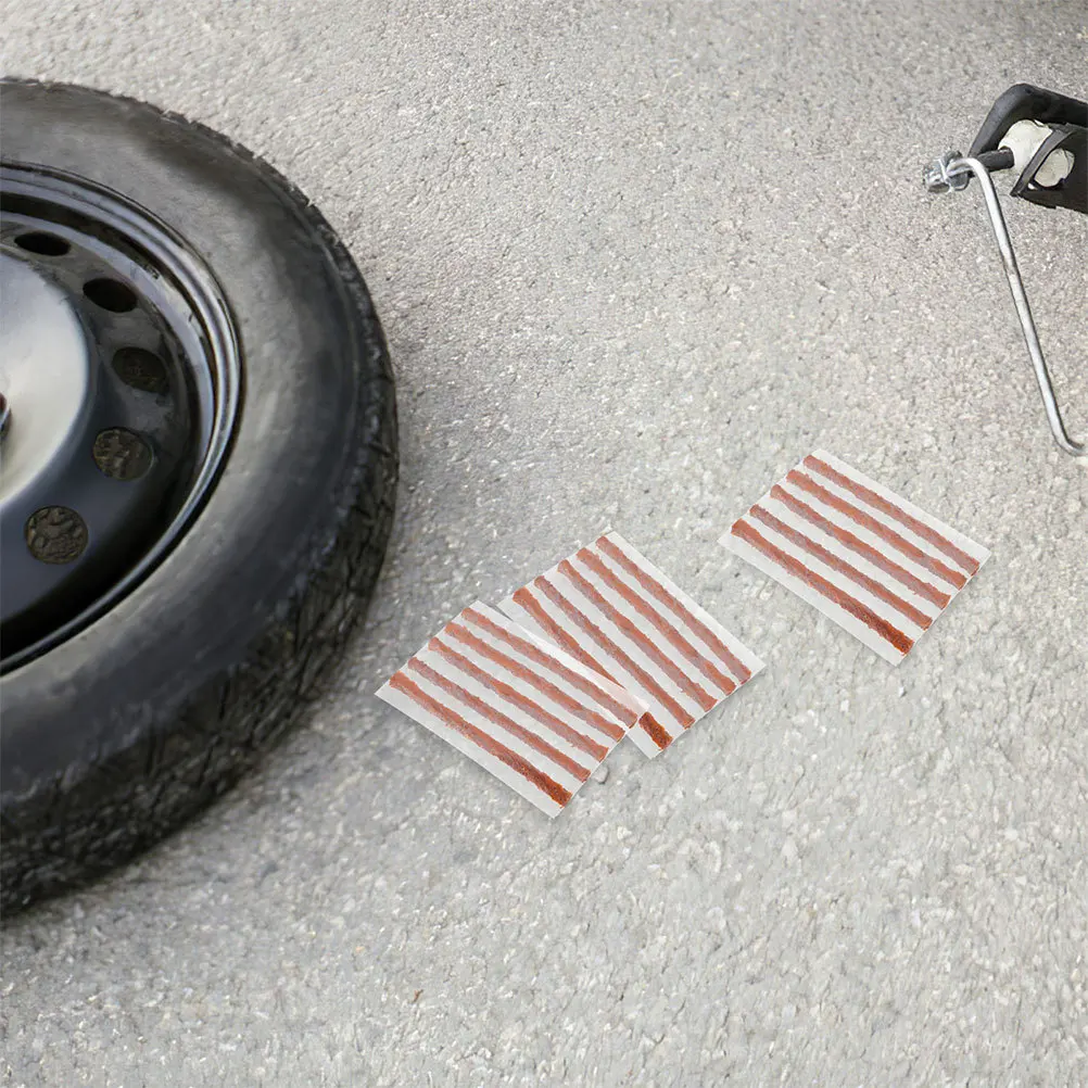 

60pcs Tire Repair Kit Heavy Duty Puncture Repair Plugs For Car Motorcycle Electric Vehicle Bicycle Tubeless Tires Road Fix