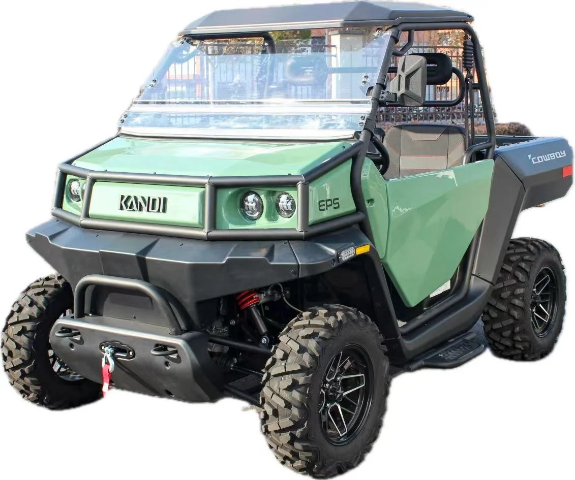 EEC Electric Kandi Cowboy 4*4 UTV Electric Road Legal 10KW 4WD Farm Utility EPS 72V Lithium Battery   L7e-B2 COC Approved