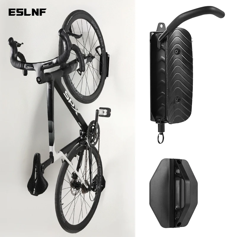 

Bike Wall Support Stand Mount Hanger Bicycle Parking Rack Road Bike Holder MTB Cycling with Rotating Buckle Garage Accessories