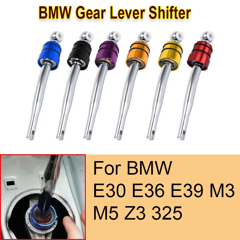 

Car Modification Aluminum Alloy Gear Lever Shifter Kit Suitable BMW E series BMW E30 E36 E39 M3 M5 Z3 325 Short Shifter Gear