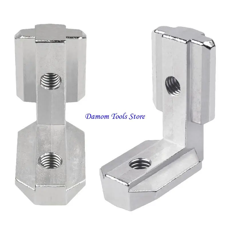 57BE أقواس التعزيز الهيكلي العملي لإطار السلسلة 10 عبوات من الفولاذ المقاوم للصدأ القوي موصلات زاوية 90 درجة #4