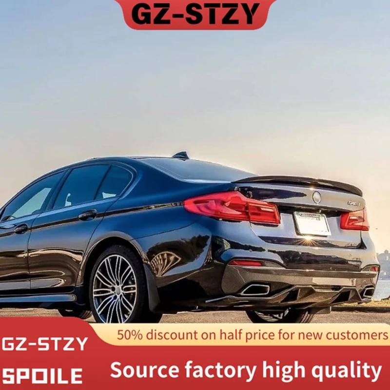 

Car Rear Trunk Spoiler Lip Trim For BMW 5 Series G30 M Sport 2018-2023Models 520i 530i 540i M5