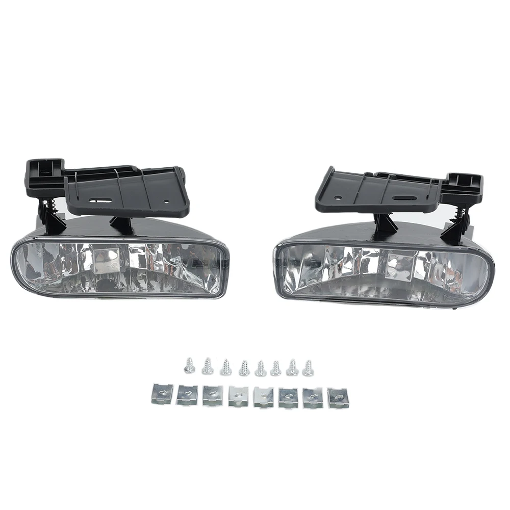 1 Pair Car Fog Light Driving Lamp For Chevrolet Silverado 99-02 Suburban 00-06 Tahoe 00-06 Clear Lens Fog Lamp Car Accessories