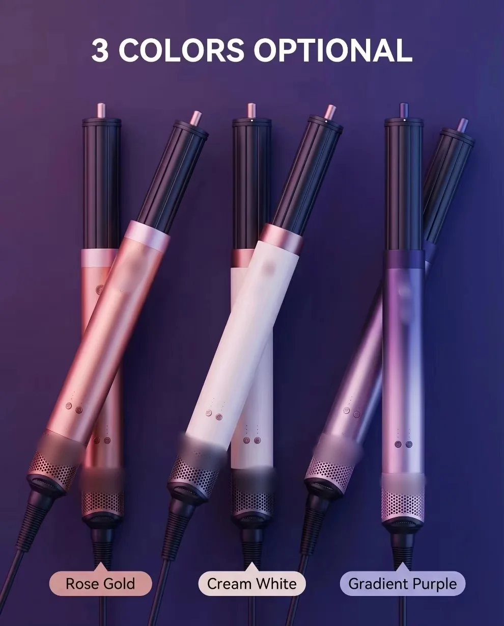 High-Speed Hair Dryer 6 in 1 Set 150000 RPM Ionic Blow Dryer with Diffuser Fast Drying for Thick Curly Hair Women Gifthairdryers