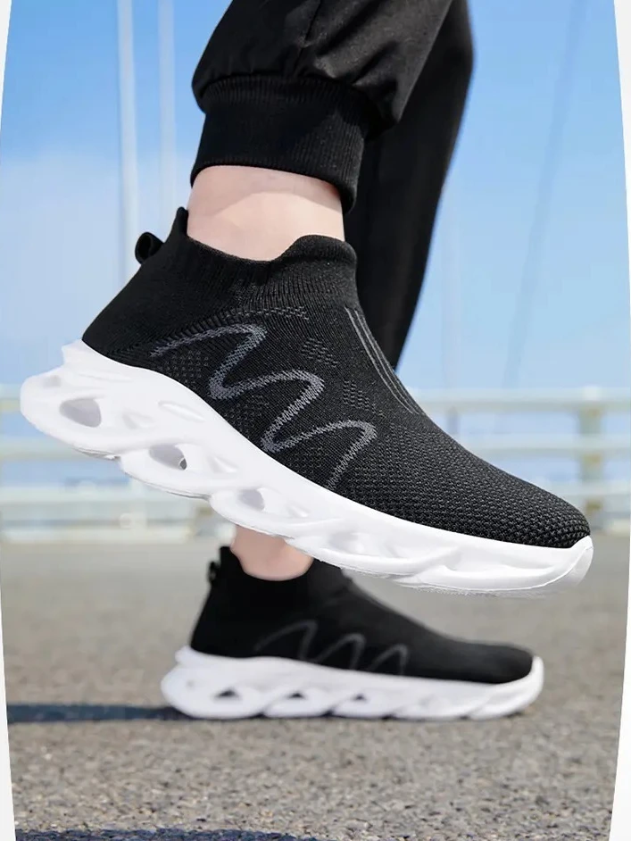 

Women's sock shoes breathable upgrade summer sports laid-back one-touch couple style casual sports shoes sneakers women