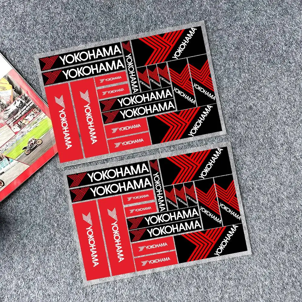 Y-YOKOHAMA-A Stickers Moto Sticker Auto Body Bumper Windows Motorcycle Laptop Walls Vinyl Decal Car Tuning Accessories