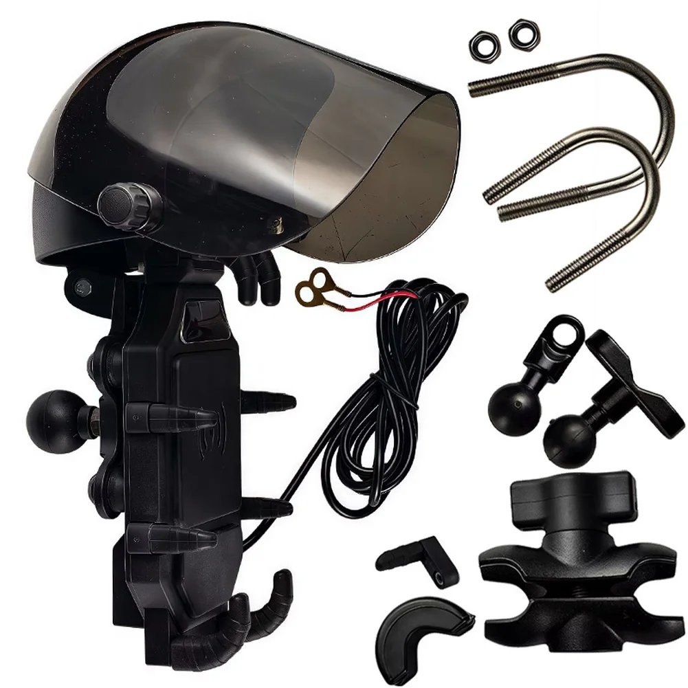 

Phone Mount Holder for Motorcycle and For Ebike Waterproof Secure Grip Compact Design Suitable for Many Models