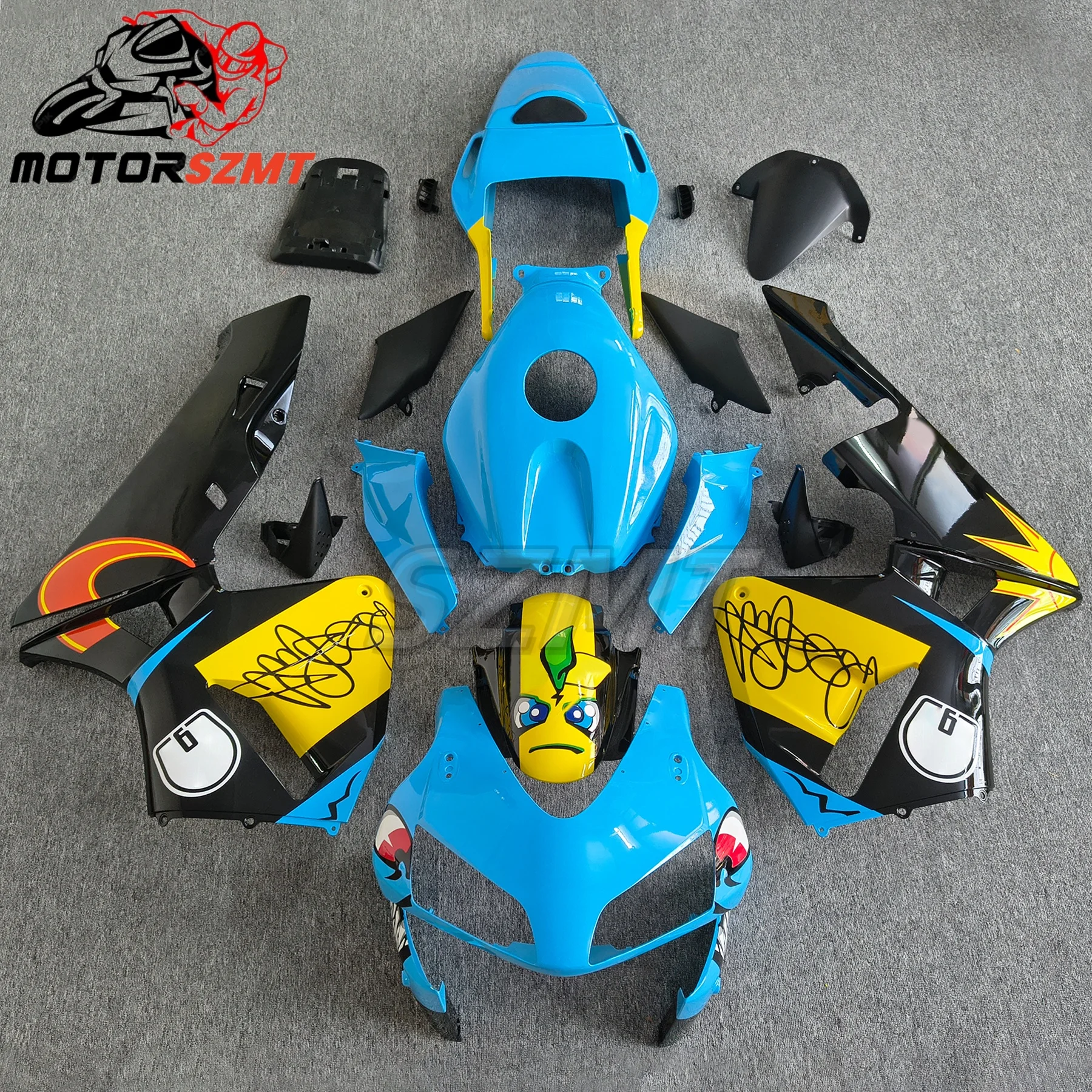 

Для CBR600RR F5 2003 2004, полный комплект кузова для Honda cbr 600rr f5 03, обтекатель кузова мотоцикла, обтекатели кузова CBR 600 RR 03 04