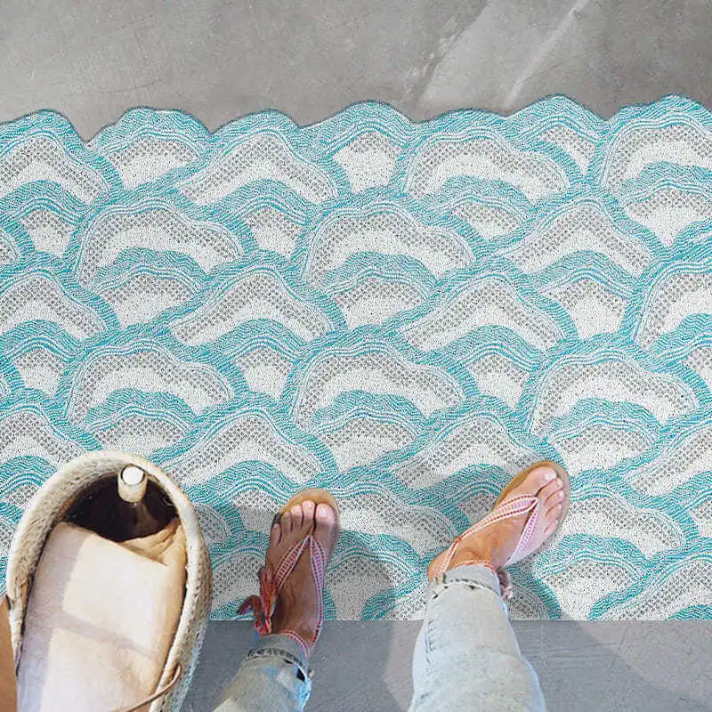 

Cloud Printing Front Door Mat, Kitchen Carpet, Bath Mats, Living Room Mat, Anti-slip Mat, PVC Hallway Porch, Custom Mats