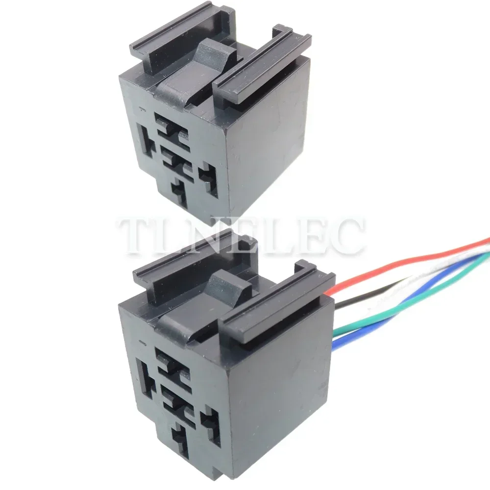 5 Pin Way Auto Wire Harness Connector With Wires Automotive Relay Base Connector Relay Sockets