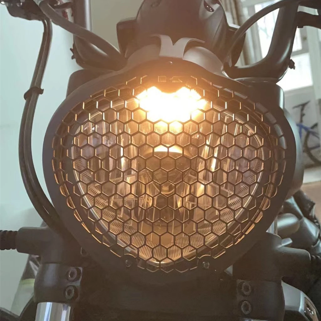 Koplamp lampenkap Voor Kawasaki Voor Vulcan S 650 S650 Motorfiets Accessoires Koplamp Grille Light Cover Grill Lamp Guard Voor VN650 2015-2021 Koplampbeschermer