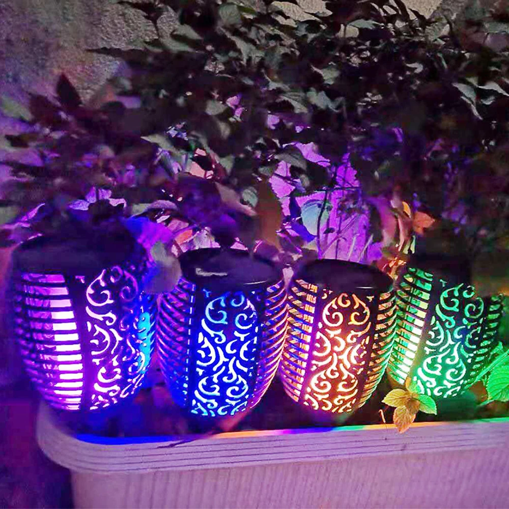 

2pcs 96 LED Lights Imitation Flame Lamp Solar Panel Charge Outdoor Neon Lawn Path Home Garden Camping Christmas Decoration 2023