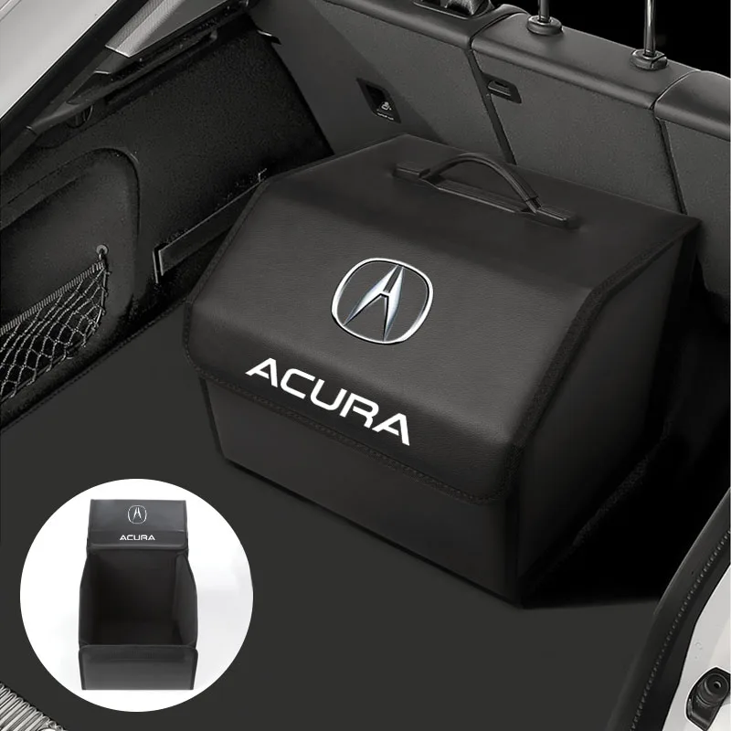 

Кожаный материал, сумка-органайзер для хранения в салоне автомобиля для Acura MDX TLX TSX ILX RDX TL Integra CDX CSX RSX ZDX