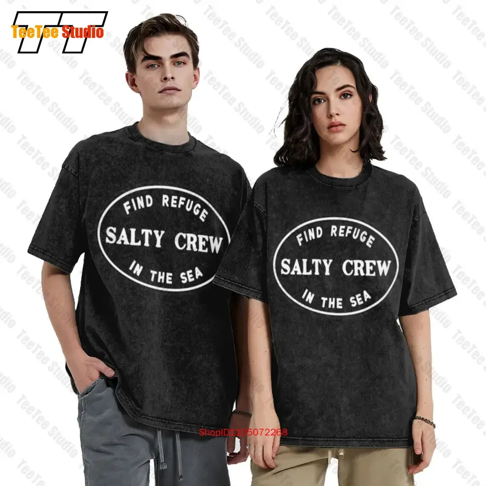 Salty Crew Vintage Oversized T-Shirt Spiced Men'S Large Code Ll125 Fish Sail Dive Nwt U58Q