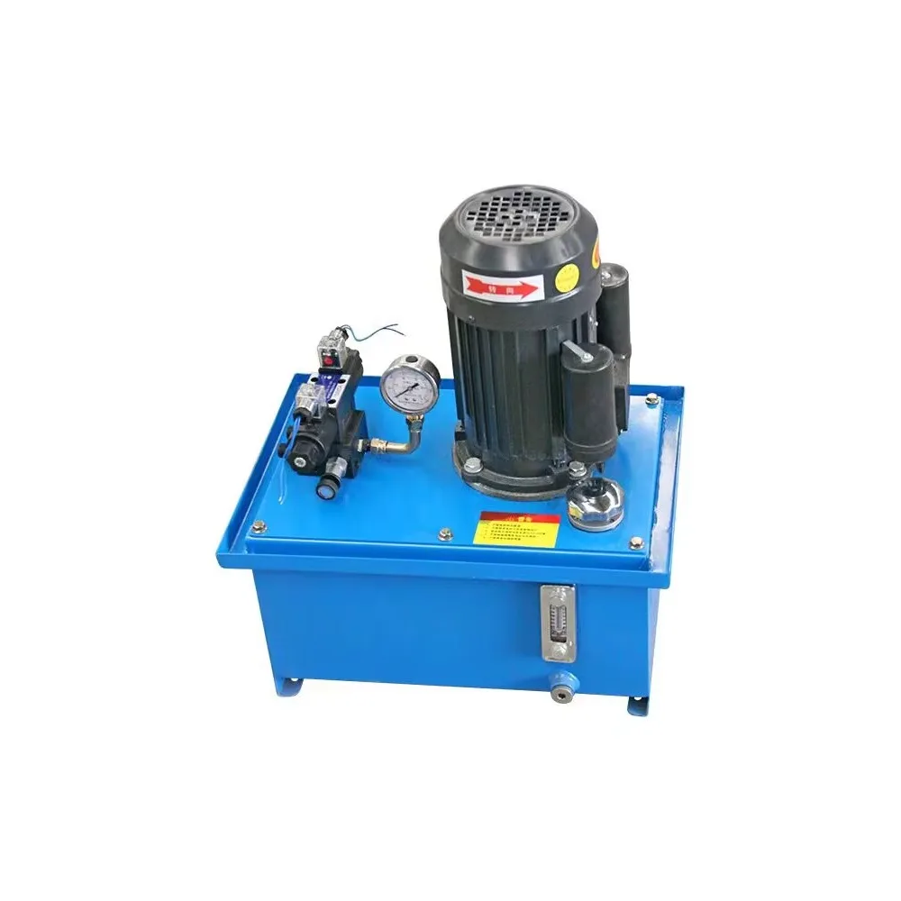 

Complete set of electric hydraulic pump station household 220v manual 8 tons