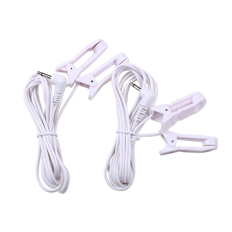 

Электротерапевтический электрод, 2 зажима для ушей, 2,5 Jack, ударные провода, кабель для терапевтического аппарата TENS, штекер массажера