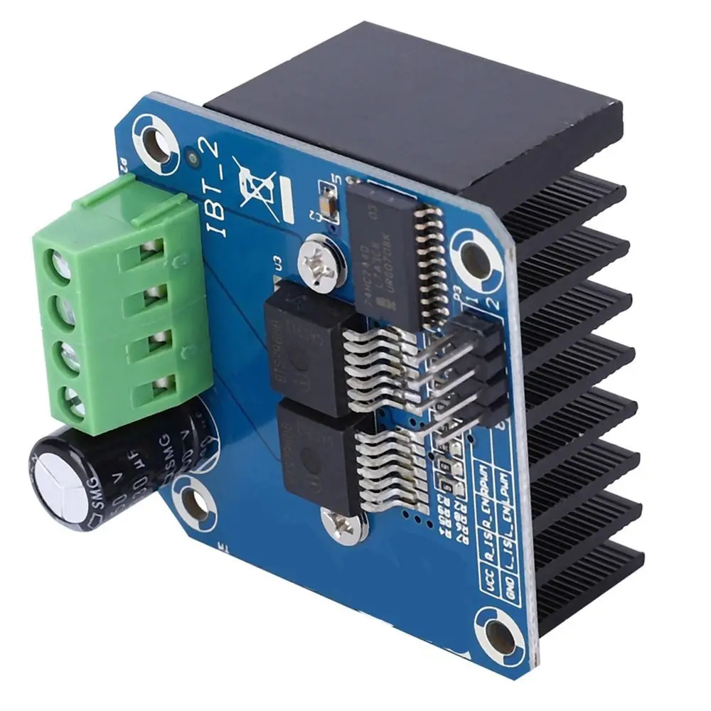 Driver Module BTS7960 Motor Drive Module 5.5V to 27V 43 A BTS7960 43A High Power Dual H-bridge Motor Driver Electric Vehicles