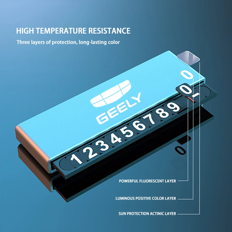 

Push-pull Temporary Parking Geely EX2 EX5 GX3 Boyue Galaxy E5 Okavango Azkarra Galaxy preface Car Accessoires 2026