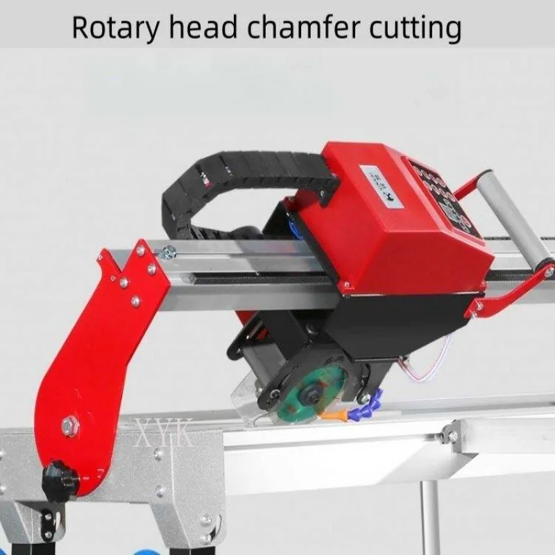 Full Auto Auto Manual Stone Cutter Multifunctional Tile Slab Marble Groove Chamfer Cutting Gear Construction Processing Tool