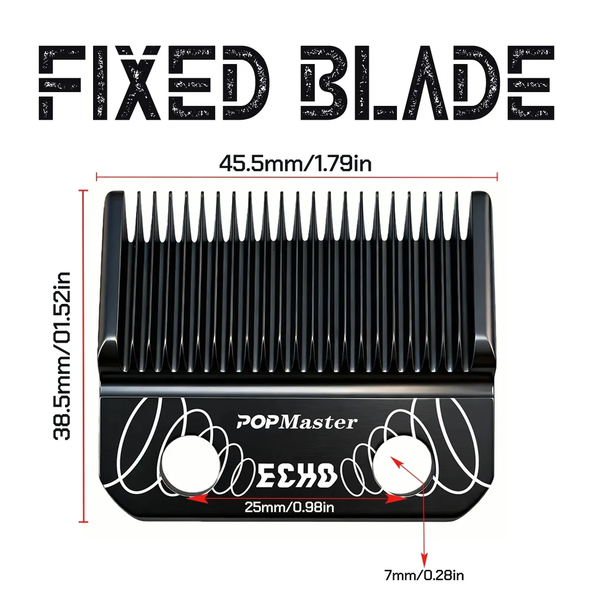 BRDCLIP 818X Professionelle Ersatzklinge für Elektrische Haarschneidemaschine DLC-Klinge für BRD-106 M10 M5 Kulilang R77F VGR V003 WMARK X1 – Detail 4