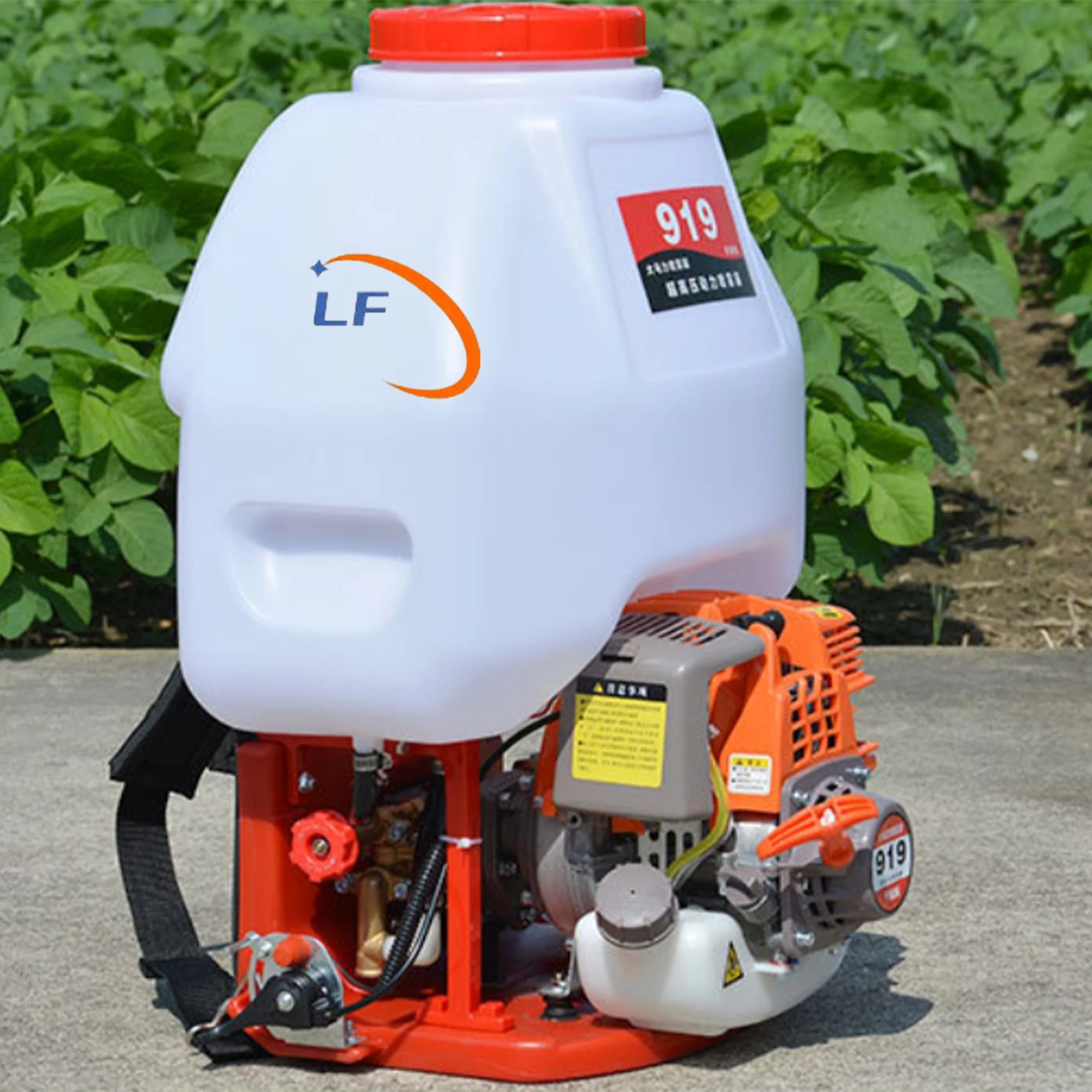 

Backpack Spray Machine Agricultural Gasoline Powered Garden Sprayers With Booster Pump Agriculture Equipment 25L Tank