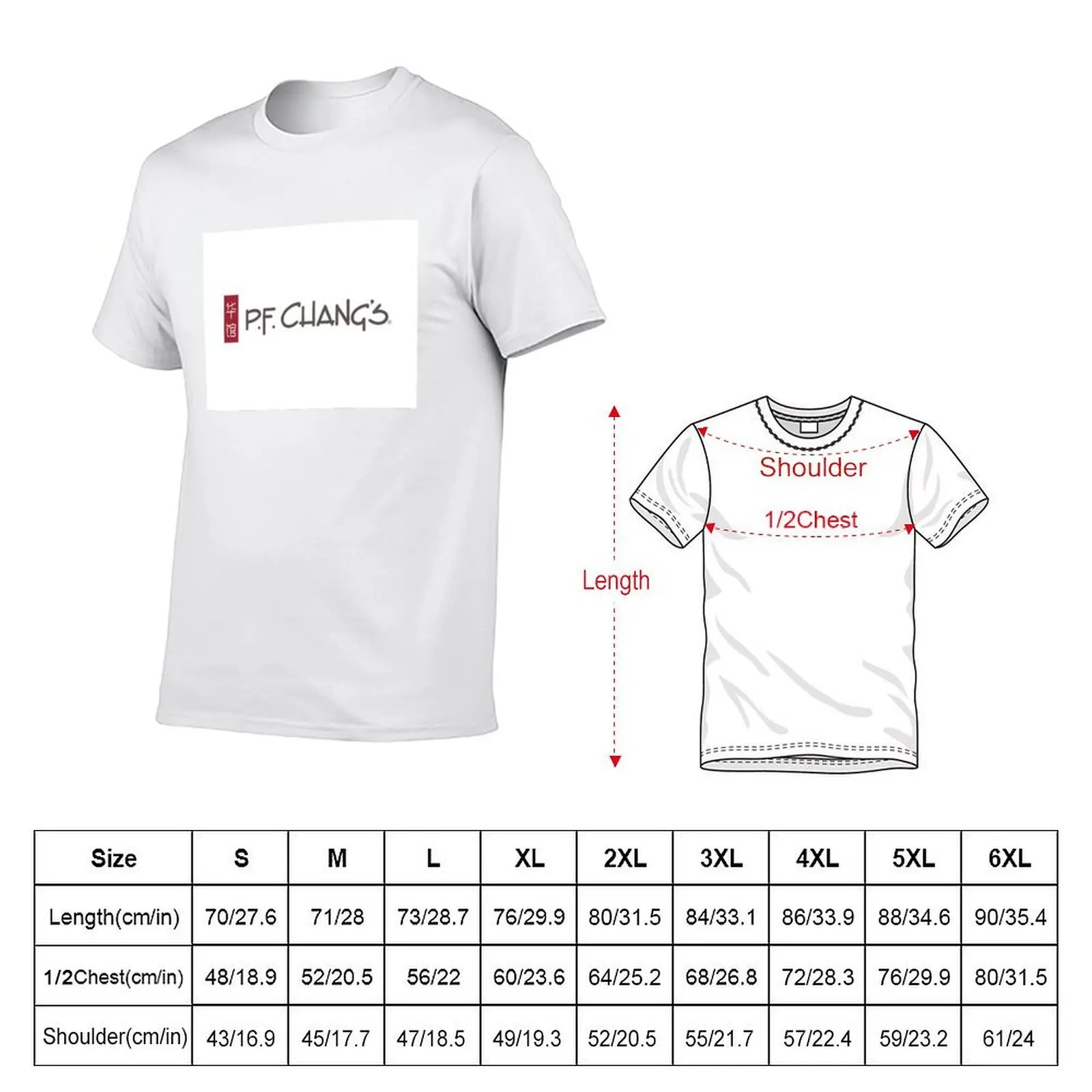 PF Changs T-Shirt funny t shirts man cotton t shirt man t shirts for man graphic vintage T-shirt
