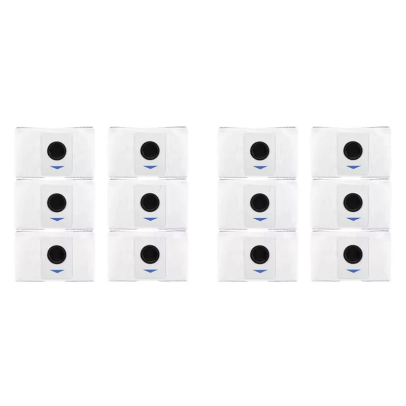 X17A 2025 NEW-12PCS Dust Bag For Ecovacs Deebot T20/T20MAX/T20PRO/X1 OMNI/T10 Omni/Turbo Robot Vacuum Cleaner Replacement Parts
