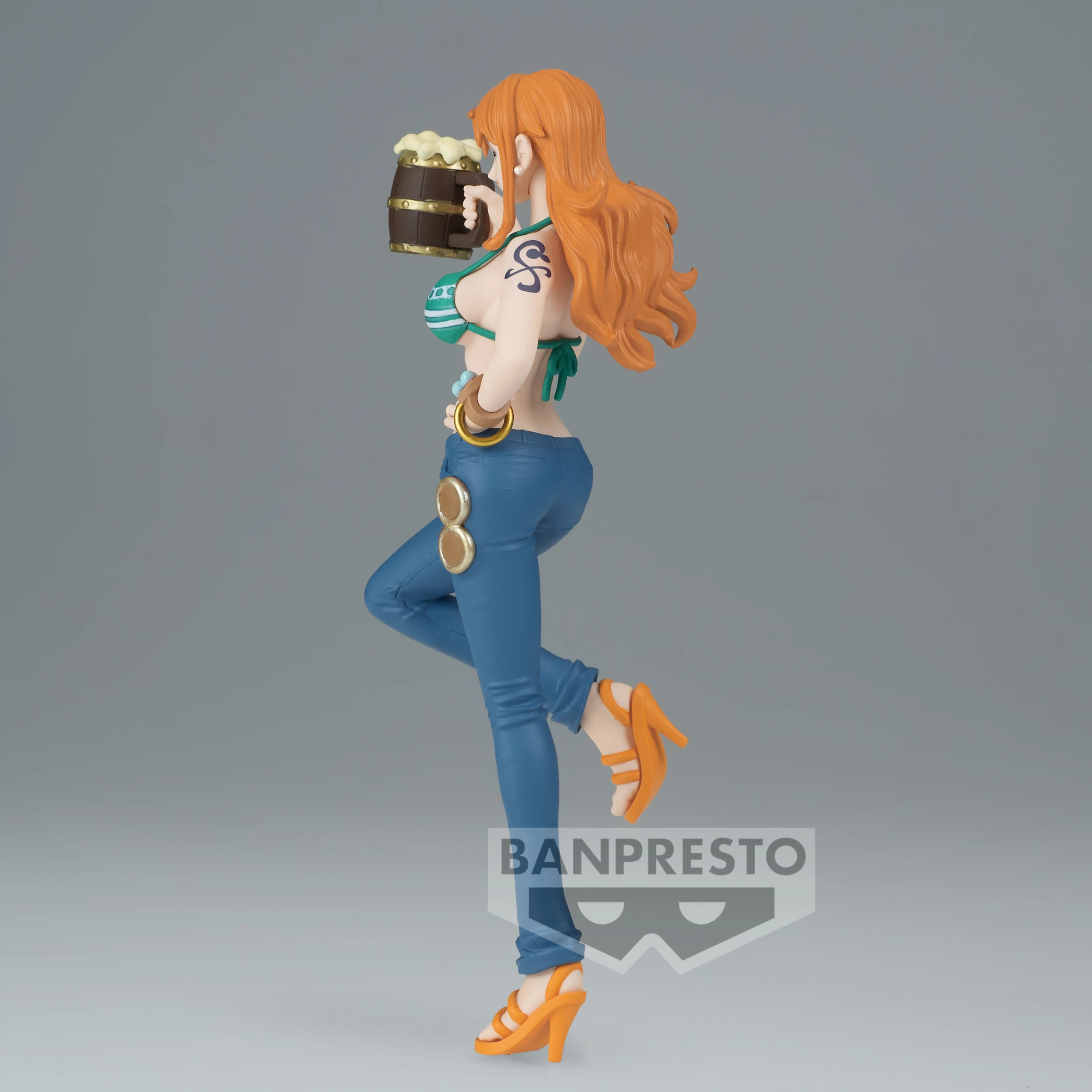 Bandai Original Banpresto japon Anime une pièce Banquet Nami PVC 16 cm figurine à collectionner modèle jouets cadeau en Stock