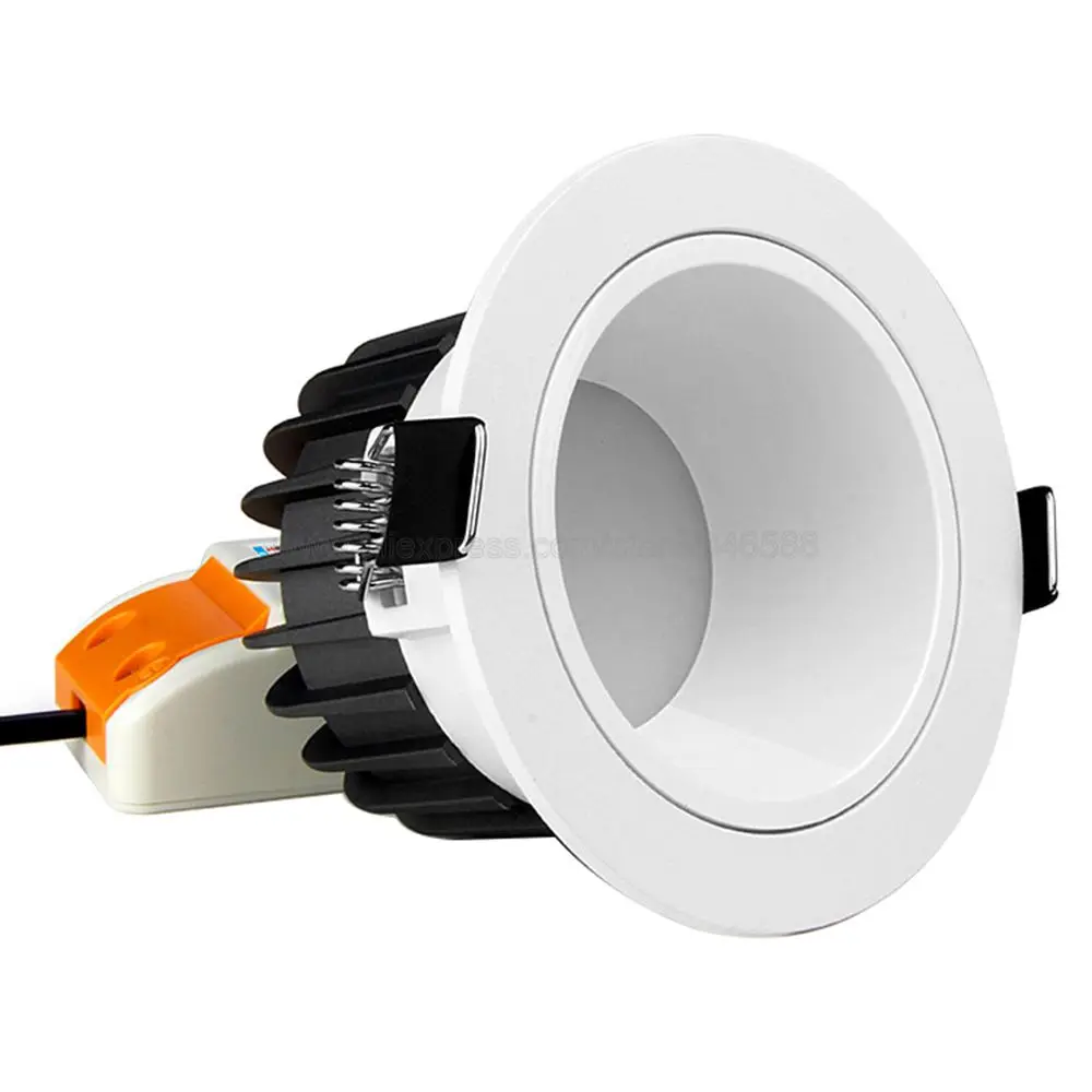 MiBoxer FUT070 6W przeciwodblaskowy RGBCCT regulowany LED typu Downlight wpuszczana lampa sufitowa AC 110V 220V 2.4G RF zdalne sterowanie aplikacją