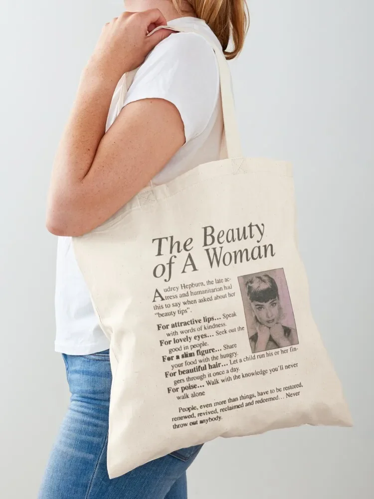 

The beauty of a woman Tote Bag shopper bag women canvas shopper bag women Shopper tote woman