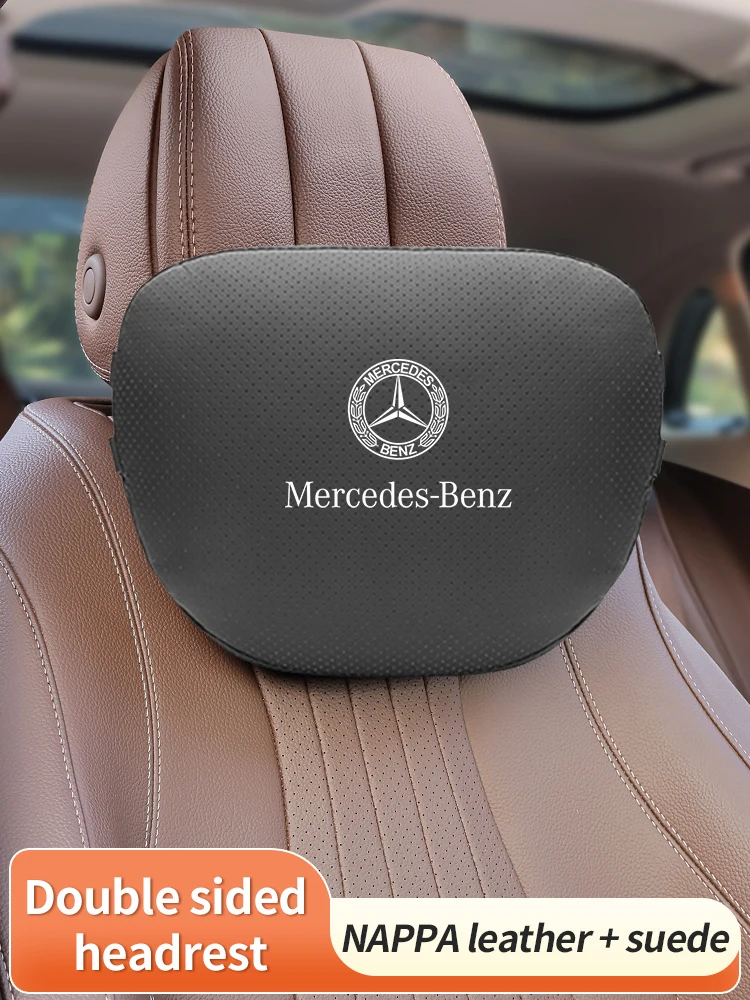 Poggiatesta per auto Supporto per il collo Cuscino per il riposo lombare Cuscino per il collo per Mercedes-Benz Classe ABCS V AMG Sprinter GLC ML SLK GLA GLK Vito