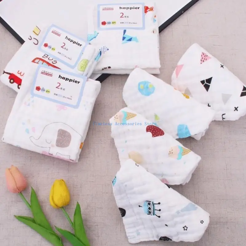 Asciugamano quadrati garza quadrati sei strati 97qe per bambino