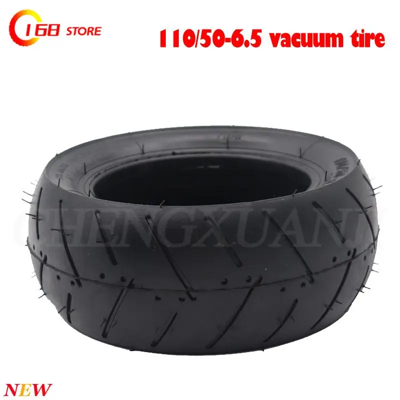 

110/50-6.5 Rear Tire& 110/50-6.5 Inner Tube Bent Valve fits 49cc Mini Dirt Bike e Scooter Mini Moto