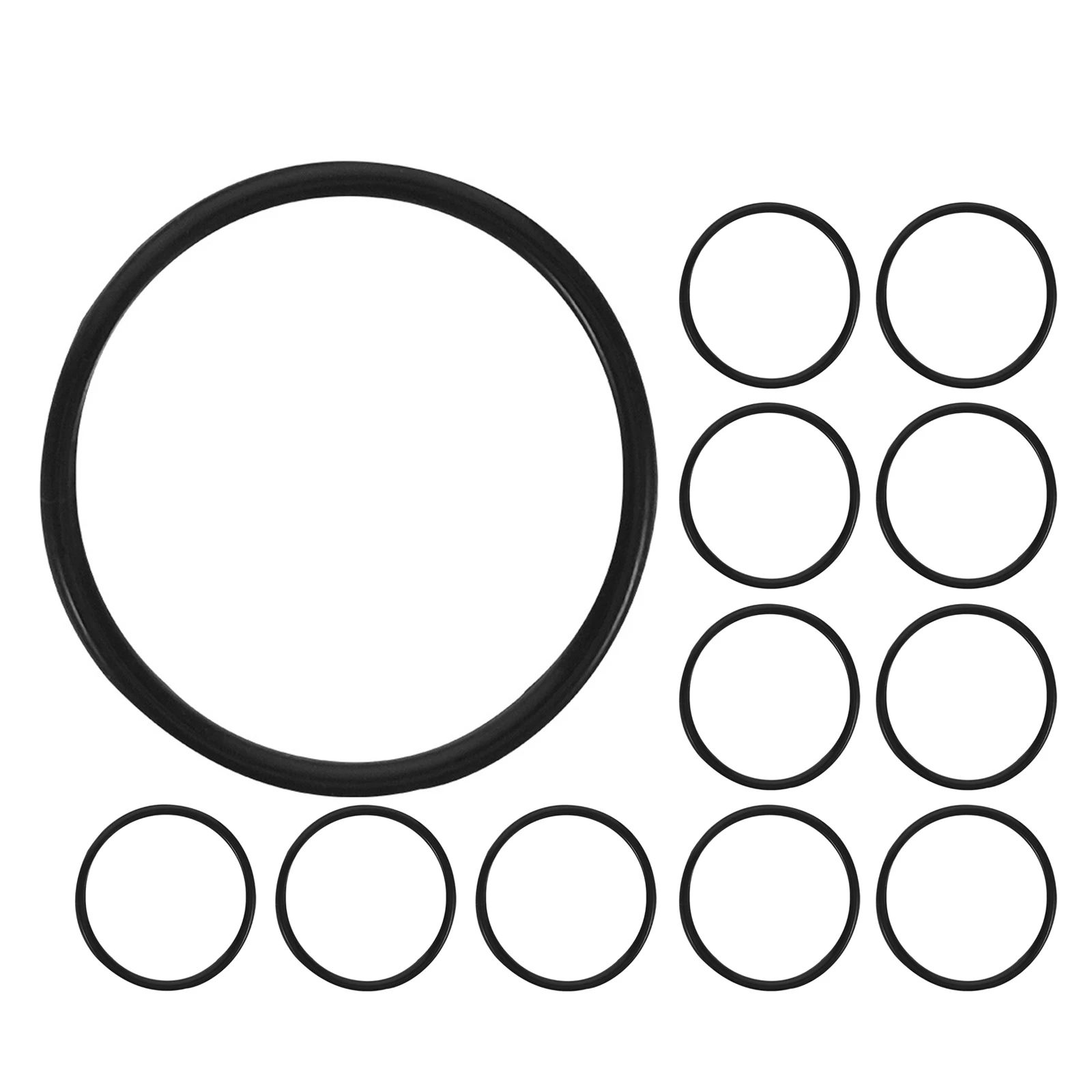 

12Pcs Shockproof Elastic Bands 1.3inch for Microphone Shock Mount Holder Soft Rubber Rings Noise Reduction Studio Recording