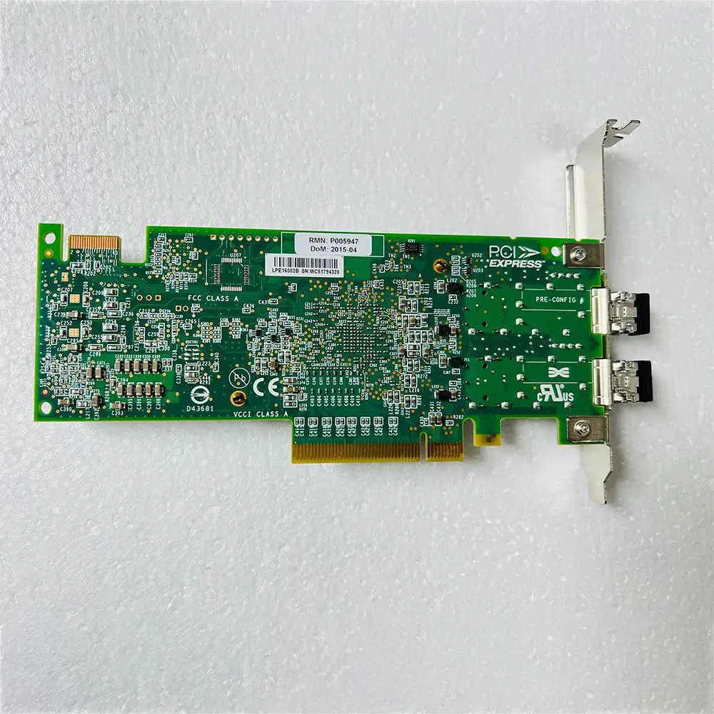For IBM EN0A 577F P7 Dual Port 16G FC HBA Card 00E3496 00E9266 74Y2221