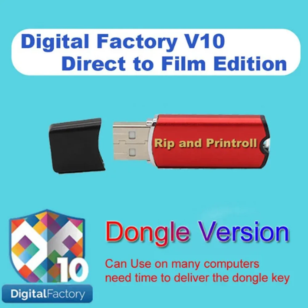 

CADlink 10 Digital Factory V10 Direct To Film for DTF Printers L1800 L805 R1390 R2000 R3000 P600 P800 4800 7800 9800 7900 3880