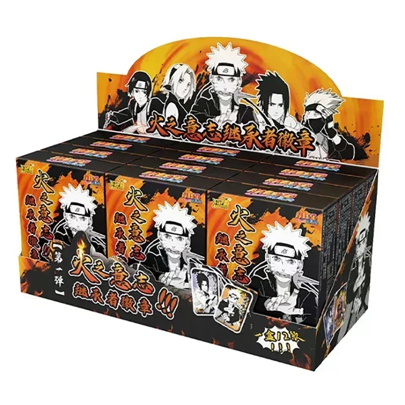 KAYOU Naruto Card Heaven and Earth Scroll Box Youth Gift Box Successor Badge Uzumaki Naruto Shippuden Collection Card