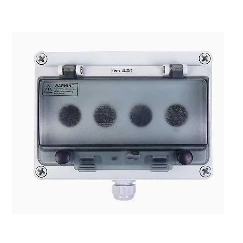 Plastic Push Button Control Box 4 hole with out Start Stop Emergency Switch