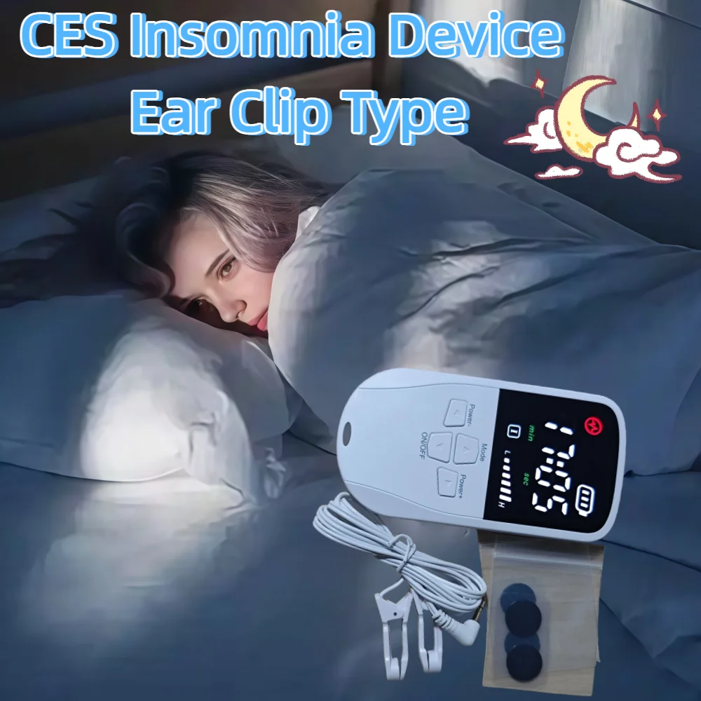 

Professional Vagus Nerve Stimulator USB Charging CES, Best Microcurrent Device for Fast-Acting Sleep Anxiety Depression