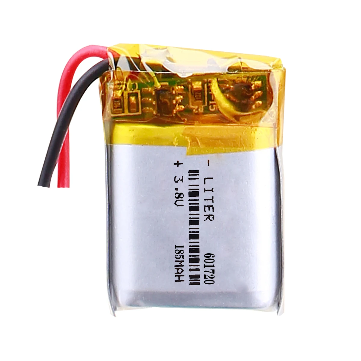 3.8V 601720 185mah 0.703Wh rechargeable li-polymer Polymer lithium battery for Smart watch battery