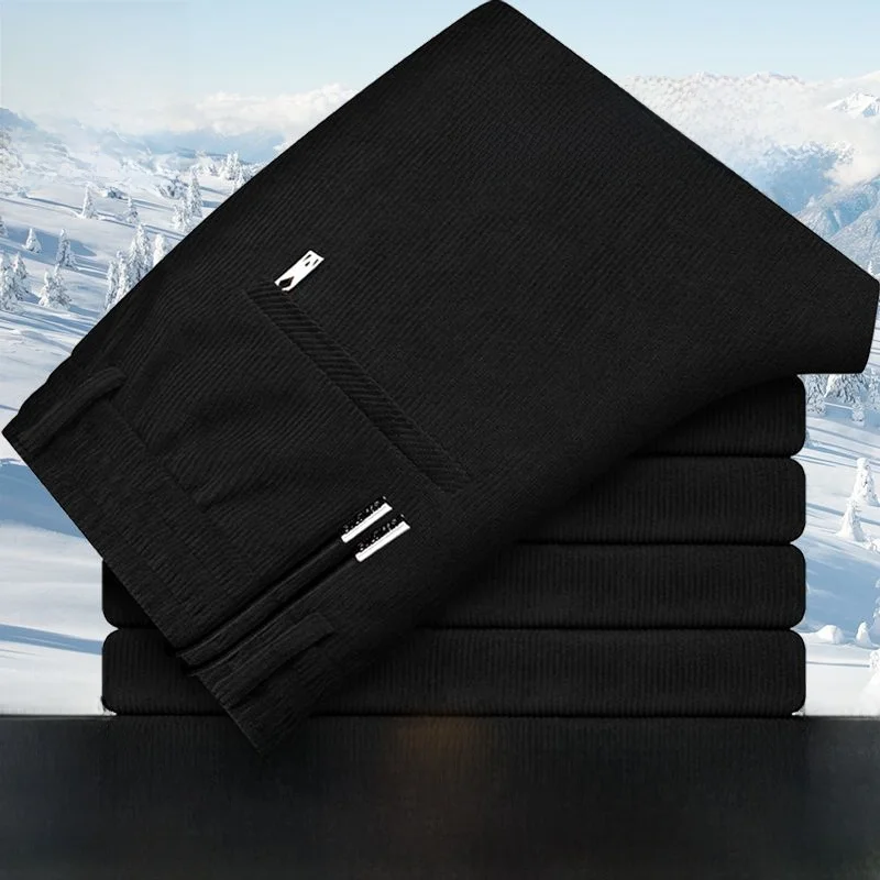 

Мужская рабочая одежда, вельветовые брюки с эластичной резинкой на талии, повседневные прямые брюки, зимние, устойчивые к ношению и грязи Faion Urban Sle Thiened