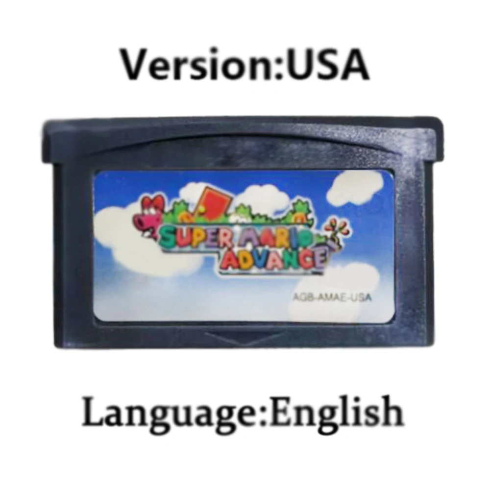 •GBA Game Cartridge 32 Bit Video Game Console Card Series Super Advance Super Bros Kart For GBA/SP/DS view 3