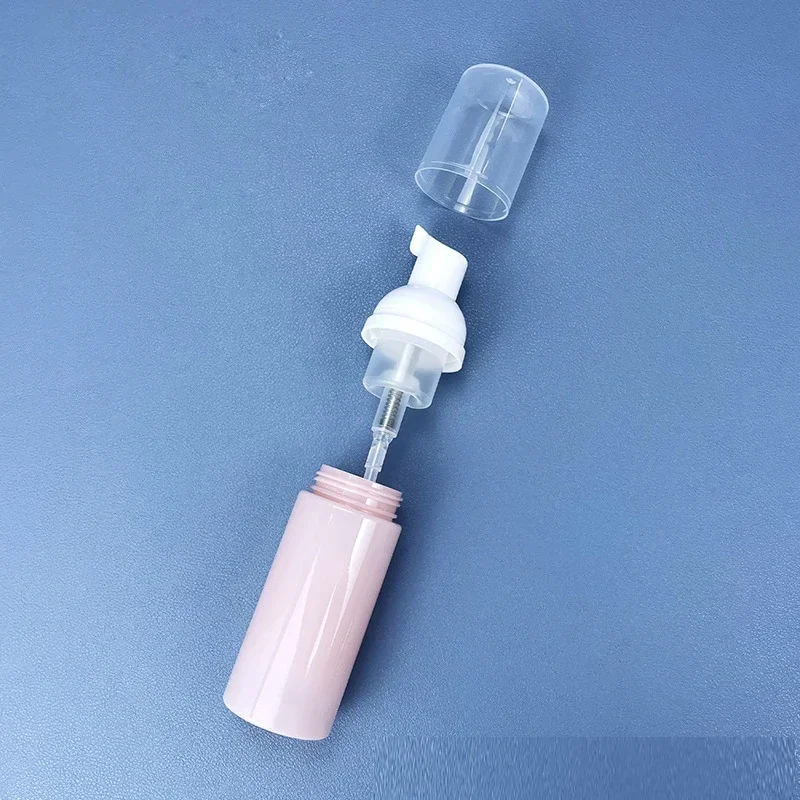 10/30/60PCS Foam Pump Bottle 30/60ml Refillable Dispenser Travel Plastic Mini Lash Shampoo Bottles Portable Clear Foaming Bottle