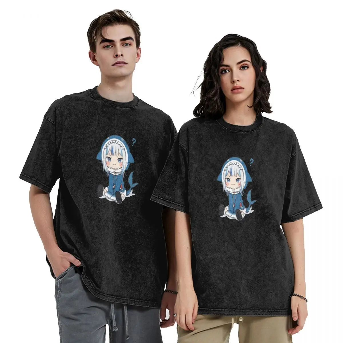 

Gura Hololive T-Shirt for a boy korean fashion cheap stuff t shirt men