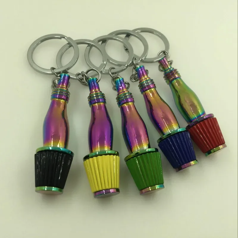 

3D Metal Car Key Ring Turbo Intake Air Filter Style for Bmw VW Ford Toyota Nissan Honda Audi Chevrolet Keychain Accessories
