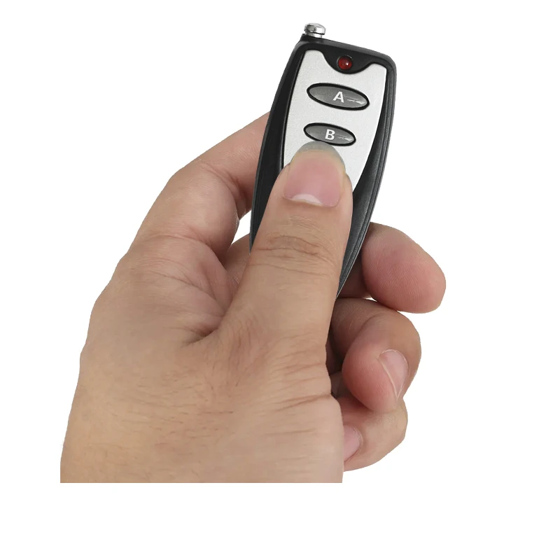 1/2/3/4 botões de controle remoto sem fio código aprendizagem para o obturador do rolo da garagem e outra porta eletrônica