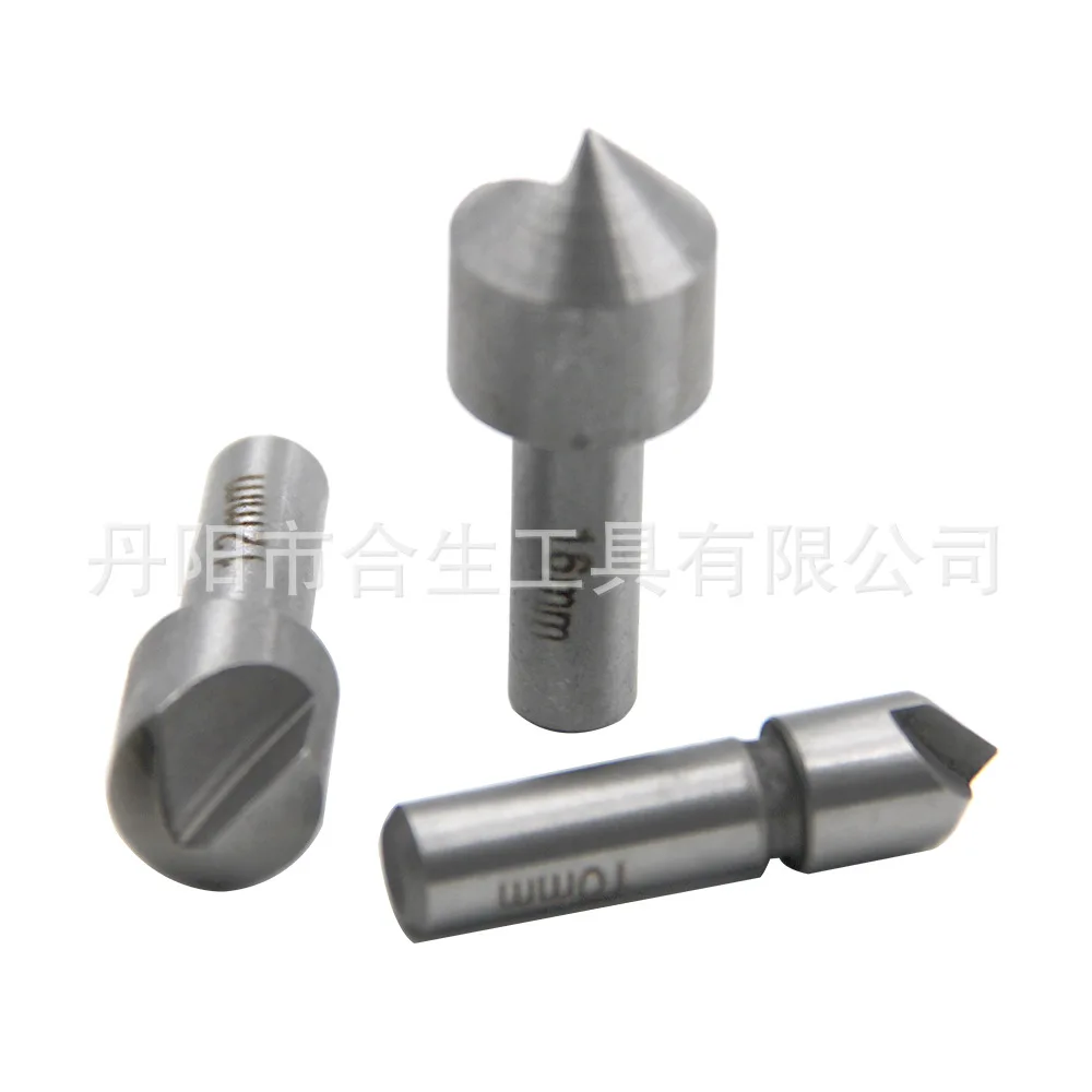 3pcs HSS-4241 silver 5-Flute Single blade Countersink Drill Bit Set 90° Chamfering Cutter 10mm 12mm 16mm Reamer For Wood/Metal