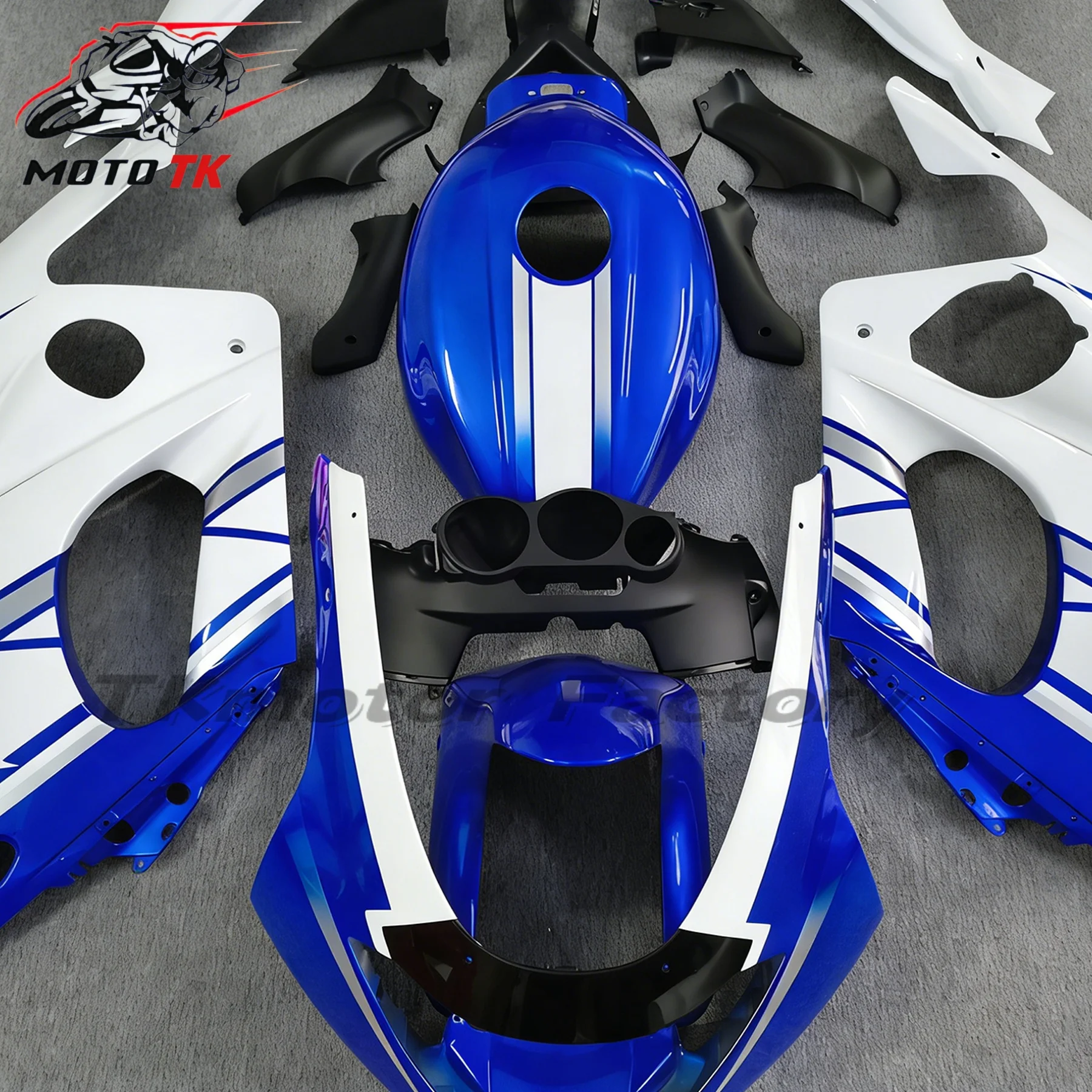 

ABS Plastic Fairings for YAMAHA YZF600 2003 - 2007 Black Fairings Body Kits YZF600 2003-2007 no paint