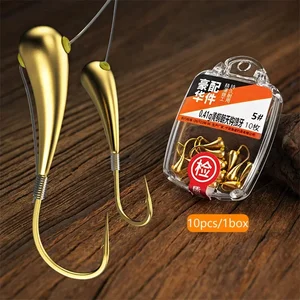 6 Büyük satış kancası, katı pirinç-no. 5